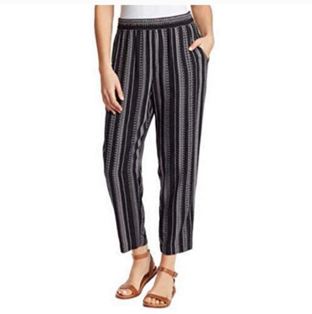 Jessica Simpson cardie stripped pants